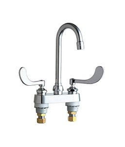 Chicago Faucets 895-317CP Deck Mounted Gooseneck Faucet, Chrome