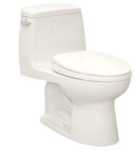 TOTO MS853113-01 Ultimate Round One Piece Toilet, Cotton White