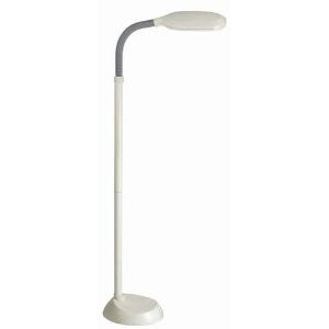Lite Source LSP-801IVY Aptos Floor Lamp with Ivory Acrylic Shade, Ivory