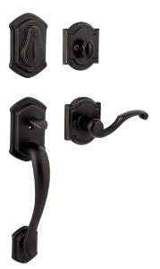 Baldwin 180MDHXMDL ARB 11P SMT Medina Single Cylinder Handleset with Madrina Lever Featuring SmartKey, Venetian Bronze