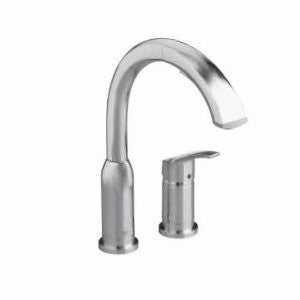 American Standard 4101.350.075 Arch Pull Out Brass body and Swivel Spout Kitchen Faucet, Stainless Steel