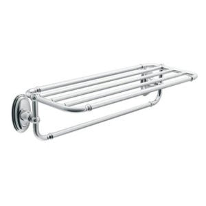 Moen YB5494BN Kingsley Hotel Towel Shelf, Brushed Nickel