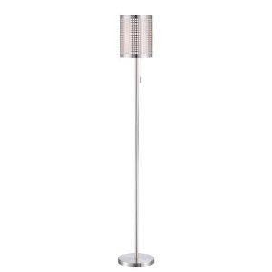 Lite Source LS-81608PS Metal Floor Lamp, Polished Steel