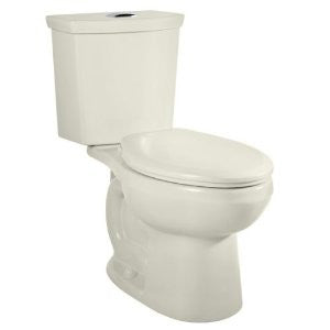 American Standard 2887.216.222 H2Option Siphonic Dual Flush Elongated Two-Piece Toilet, Linen