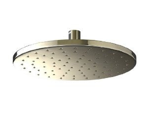 KOHLER K-13689-SN 10-Inch Contemporary Round Rain Showerhead, Vibrant Polished Nickel