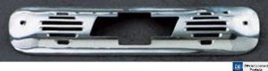 All Sales 94009P Polished Billet Aluminum Third Brake Light Cover - Chevy Bowtie Logo