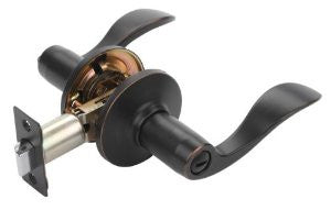 Dynasty Hardware HER-30-12P Heritage Lever Privacy Set, Aged Oil Rubbed Bronze
