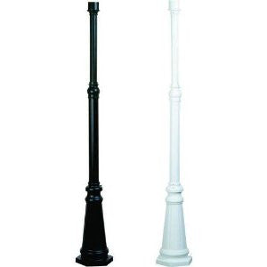 Artcraft Lighting AC220WH Classico Medium European Style Outdoor Lamp Post, White