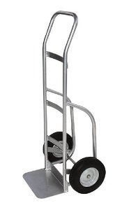 Milwaukee Hand Trucks 40263 Aluminum Flow Back Handle Truck with Puncture Proof Tires and Steel Hub