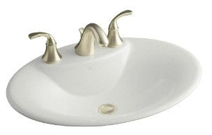 Kohler K-2831-1-FF Maratea Self-Rimming Lavatory, Sea Salt