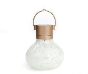 Allsop Home and Garden 30454 Solar Tea Lantern, White, 1-Count