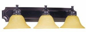 Design House 509042 Bristol 3-Light Vanity-Light, 7.25-Inch by 24-Inch, Oil Rubbed Bronze