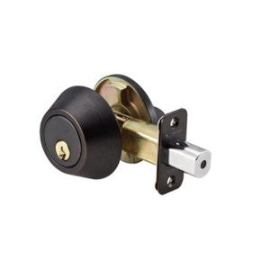 Master Lock DSON0612P Nightwatch Single Cylinder Deadbolt, Aged Bronze