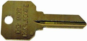 Kaba Ilco Corp DND-SC1 "Do Not Duplicate" Key Blank For Schlage Lockset, Brass Finish (Pack of 50)