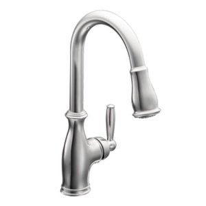 Moen 7185C Brantford One-Handle High Arc Pull-down Kitchen Faucet, Chrome