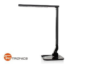TaoTronics® Elune TT-DL01 (Piano Black) Versatile Natural Light LED Desk Lamp (4 Lighting Modes: Reading Studying Relaxation & Bedtime, 5 dimmable Level / Touch Sensitive Control Panel / 1-Hour Off Timer / 5V/1A USB Charging Port)