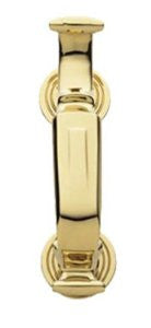 Baldwin 0113.003 S-Shaped Door Knocker, Lifetime Polished Brass