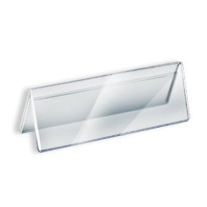 Azar 192806 11-Inch W by 3-Inch H Two-Sided Nameplate, 10-Piece Set