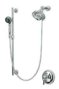 KOHLER K-10828-4-CP Bancroft Essentials Performance Showering Package, Polished Chrome