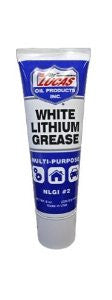Lucas Oil 10533-12PK White Lithium Grease EZ Squeeze Tube - 8 oz., (Case of 12)