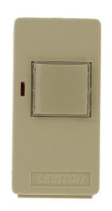 Leviton 16450-1 DHC 1 Button, 1 Address, On/Off Wall Mounted Controller Uni-Base Face, Ivory