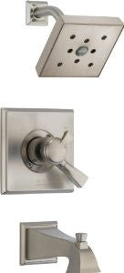 Delta T17451-SSH2O Dryden Monitor 17 Series Tub and Shower Trim, Stainless