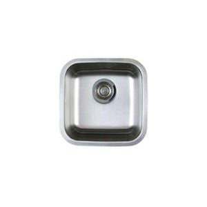 Blanco BL441026 BlancoStellar Bar Bowl Undermount Sink, Refined Brushed