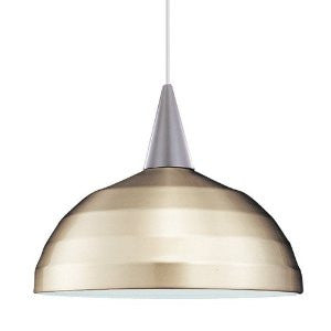 WAC Lighting PLD-F4-404BN/BK Felis 1-Light MonoPoint Pendant with Brushed Nickel Shade and Black Finish