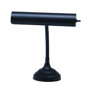 House Of Troy AP10-20-7 Advent Collection 11-1/2-Inch Gooseneck Portable Piano/Desk Lamp, Black