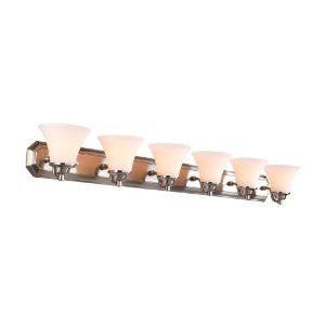 DVI DVP0866SN-OP 6 Light Valletta Bathroom Light