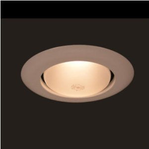 Recessed Light with Open Trim in White