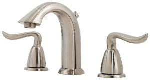 Pfister F-049-ST0K Santiago 8-Inch Widespread Lavatory Faucet, Brushed Nickel