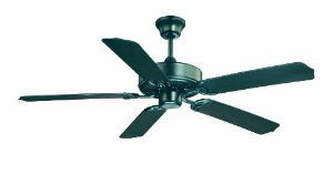 Savoy House 52-EOF-5MB-FB 52-Inch Nomad Ceiling Fan, Flat Black Finish with Wet Rated Flat Black Blades