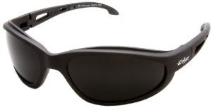 Edge Eyewear TSM216 Dakura Polarized Safety Glasses, Black with Smoke Lens