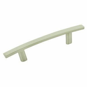 Amerock TEN26201-G10 Essential'z Collection Pull Arch Center to Center, Satin Nickel,3-Inch, 10-Pack