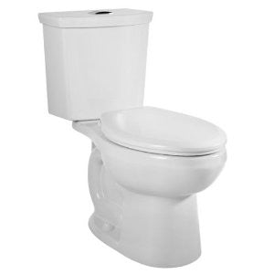 American Standard 2886.216.020 H2Option Siphonic Dual Flush Right Height Elongated Two-Piece Toilet, White
