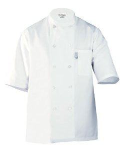 Chef Works PCSS Volnay Short Sleeve Basic Chef Coat, White, 2X-Large