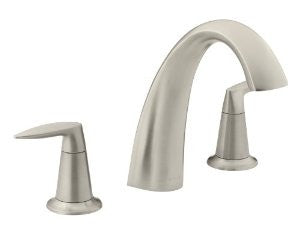 KOHLER K-T45115-4-BN Alteo Bath Faucet Trim, Valve Not Included, Vibrant Brushed Nickel