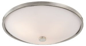 Eurofase 20370-022 Blanko 3-Light Flushmount, Satin Nickel