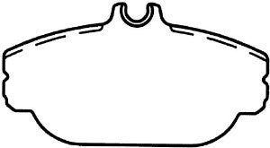 Bendix RD601 Front Brake Pad
