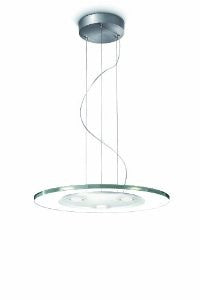 Philips 37345/48/48 Ledino LED Energy Efficient Contemporary Pendant Light, Aluminum/Glass