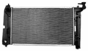 TYC 2428 Toyota 1-Row Plastic Aluminum Replacement Radiator