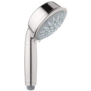 Grohe 27 125 EN0 Relexa 5 Spary Pattern Rustic Hand Shower, Infinity Brushed Nickel