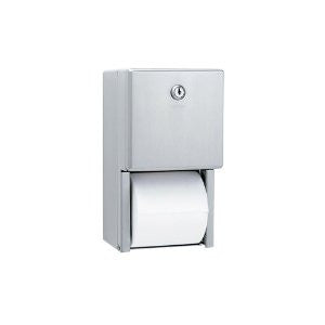 Bobrick B-2888 Classic Series Surface-Mounted Multi-Roll Toilet Tissue Dispenser, Satin