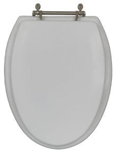 Magnolia 110E NIK Wood Toilet Seat, White