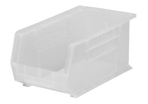 Akro-Mils 30239 Plastic Storage Stacking AkroBin, 11-Inch by 8-Inch by 7-Inch, Clear, Case of 6