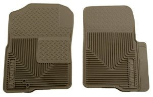 Husky Liners Custom Fit Heavy Duty Front Floor Mat for Select Ford/Nissan/Lincoln Models (Tan)
