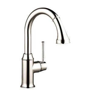 Hansgrohe 04216830 Talis C Prep Kitchen Faucet with Pull Down 2-Spray, Polished Nickel
