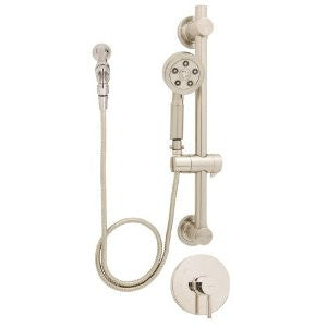 Speakman SM-1080-ADA-PBN Neo ADA Hand-Held Shower Combinations with Grab/Slide Bar, Brushed Nickel