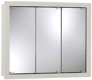 Broan-NuTone 740957 30 by 26 by 4.75 -Inch Granville Oversize Medicine Cabinet, Classic White